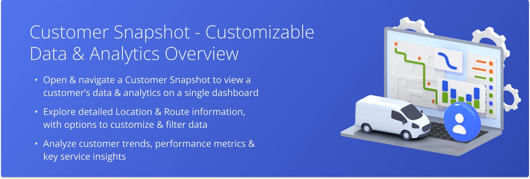 Route4Me’s Customer Snapshot gives you a centralized view of customer data to simplify planning, routing, and service management.