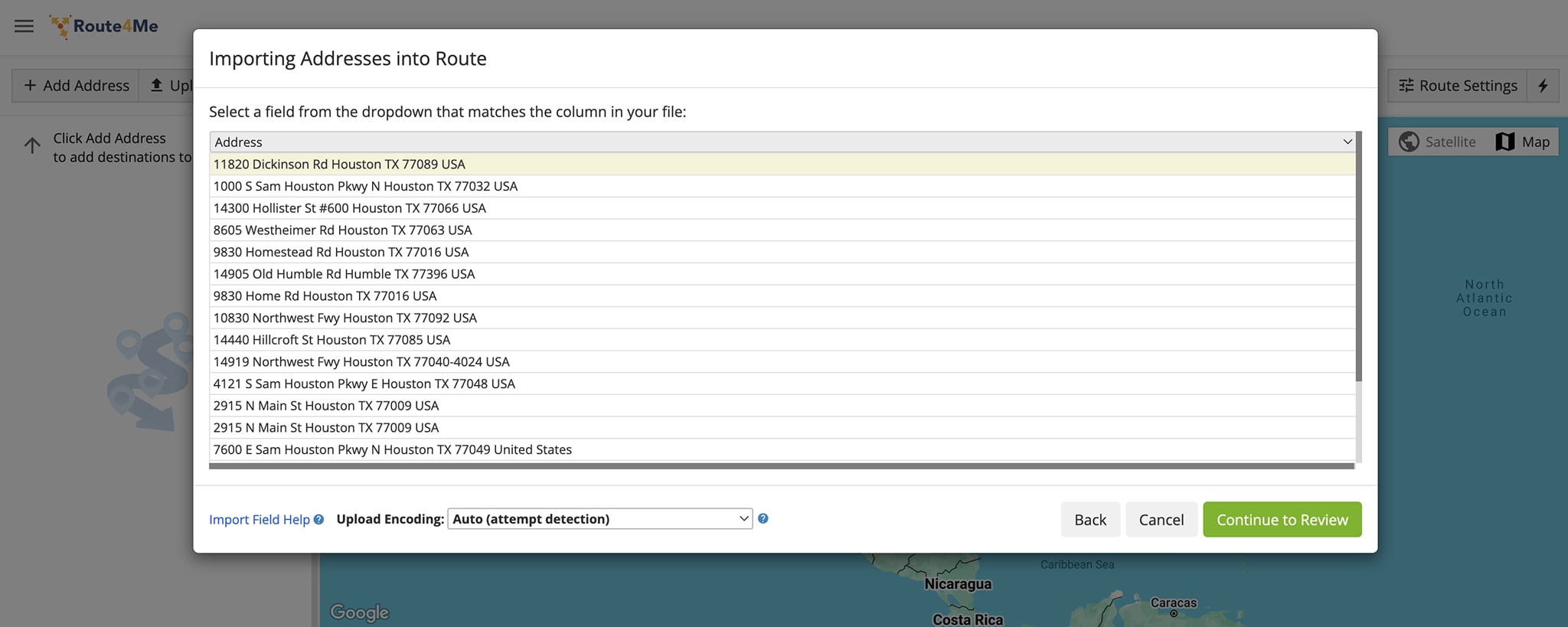 Ensure accurate geocoding by standardizing addresses according to postal service formats before uploading to Route4Me for efficient processing.