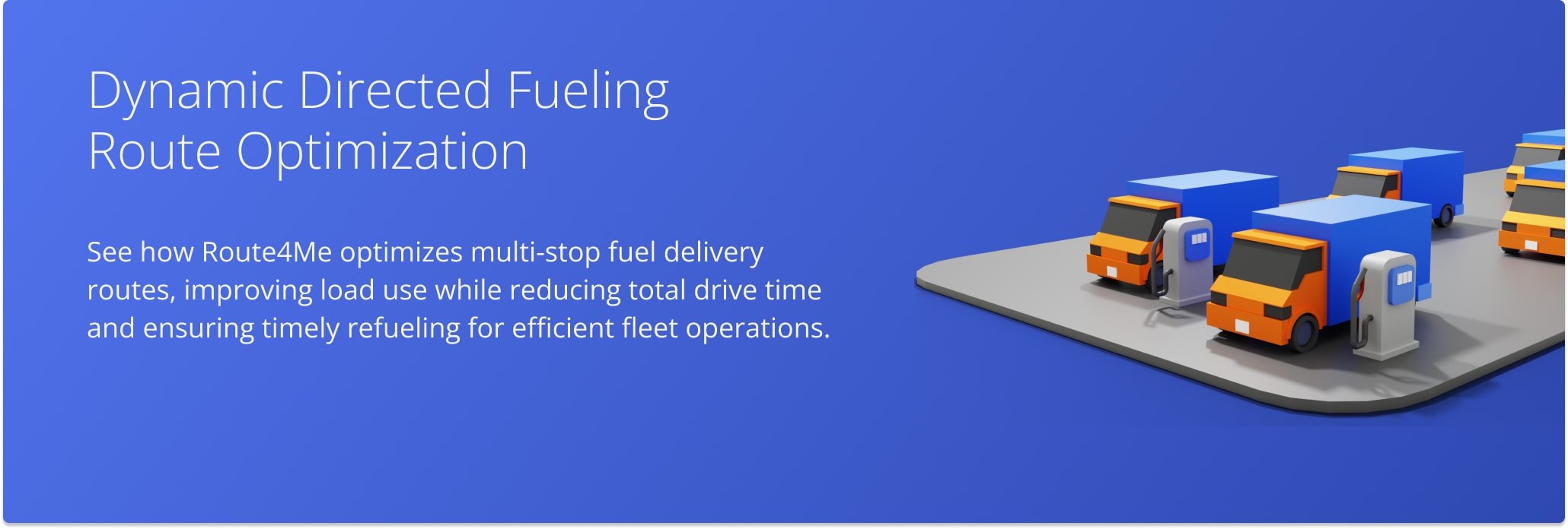 Route4Me optimizes multi-stop fuel delivery routes, ensuring timely refueling for efficient fleet operations.
