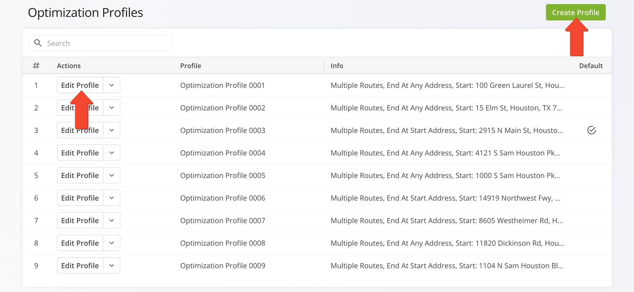 Optimization Profiles automate assigning users to multiple routes, saving time and improving route management efficiency.