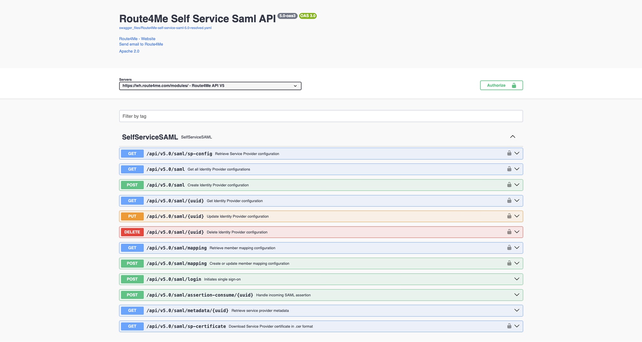Route4Me's Self-Service SAML API offers multiple configuration support, making service connection settings more flexible.