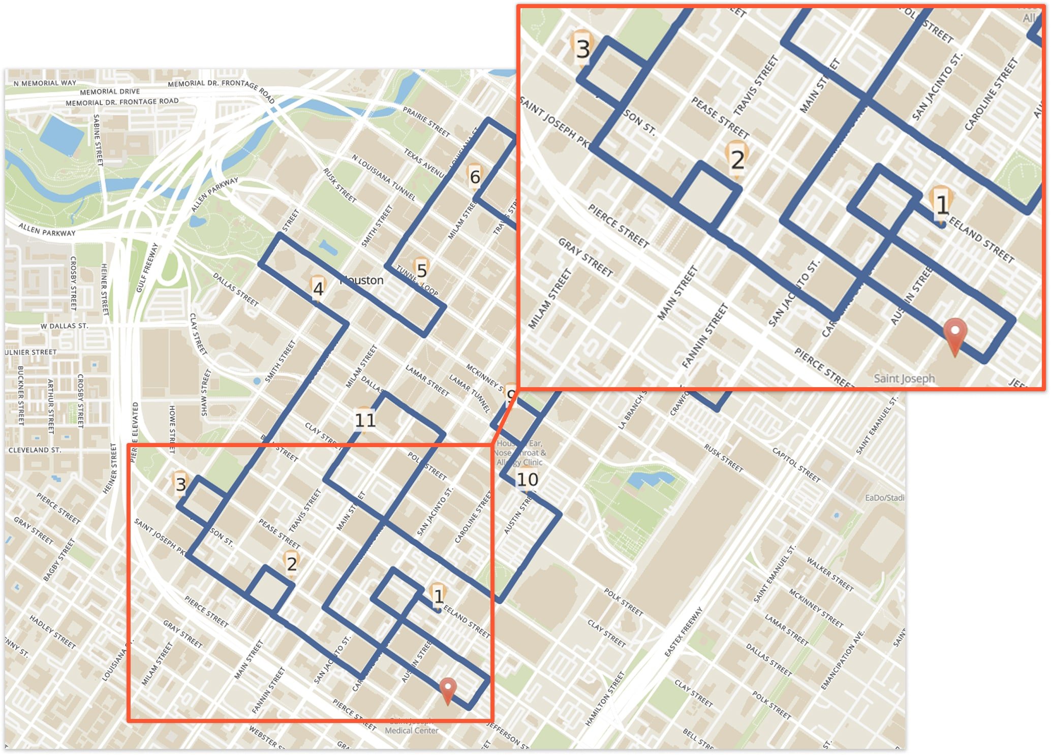 Route4Me High-Resolution Route Map Export 