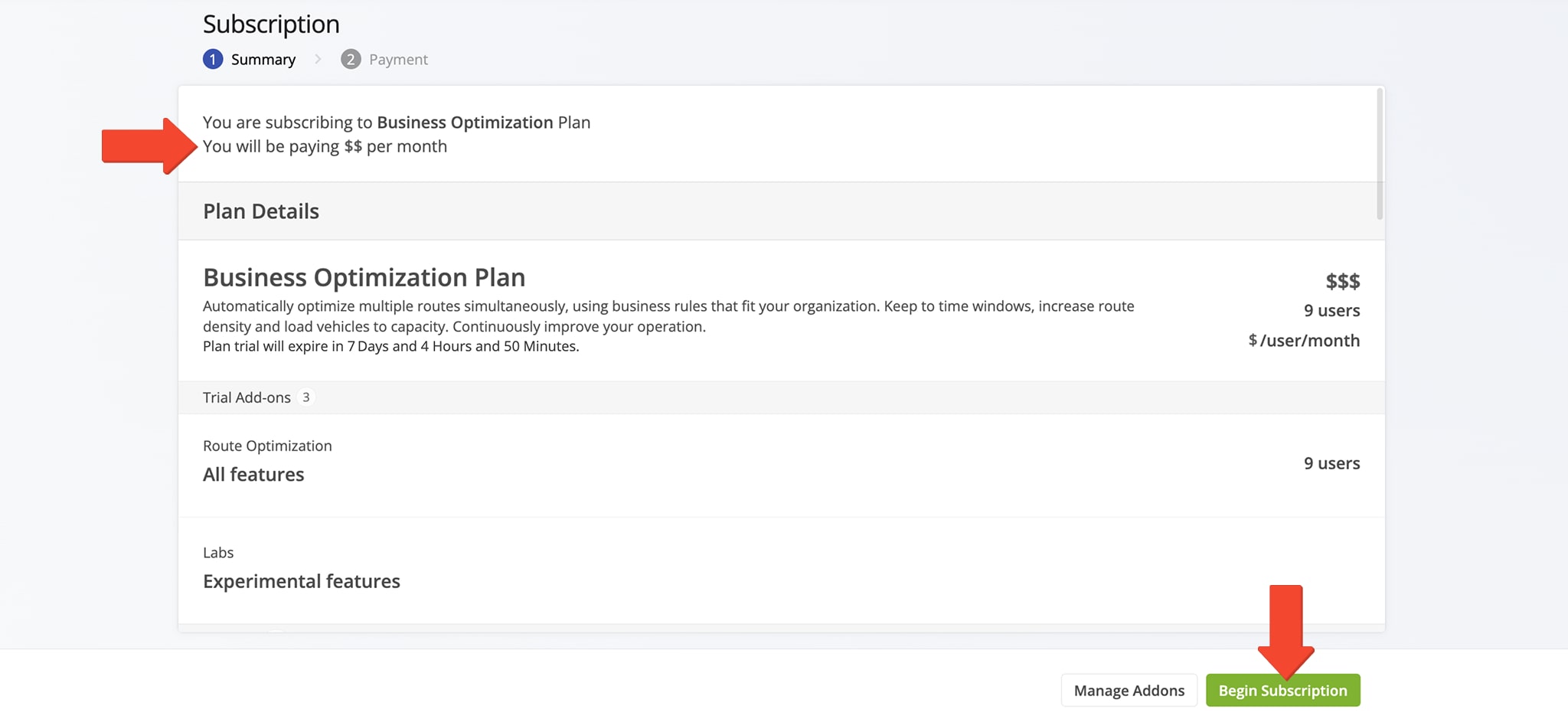 Route4Me Free Route Optimization Software Trial: Use your route planning subscription for free for seven days, and then check out to get a paid plan.