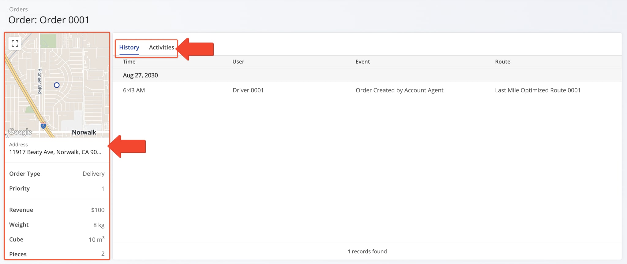 The Snapshot provides a centralized view to review, edit, and organize Order data.