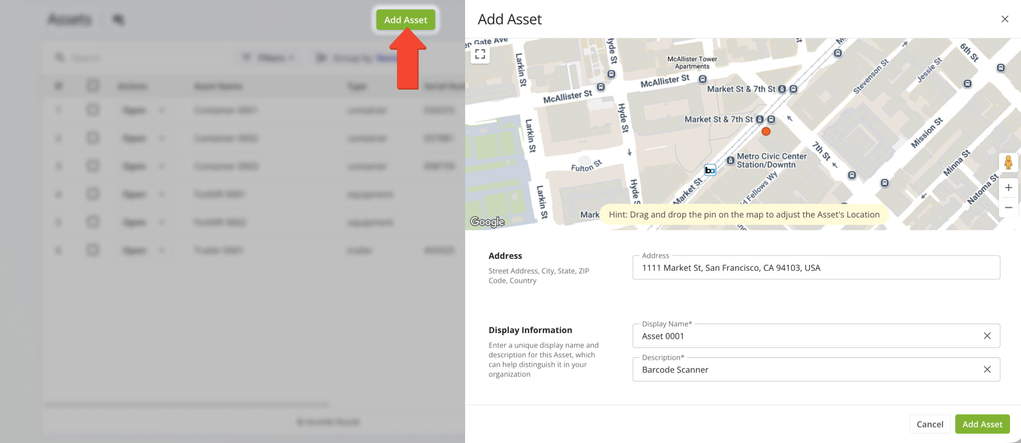 Adding physical assets and equipment to your Route4Me account.