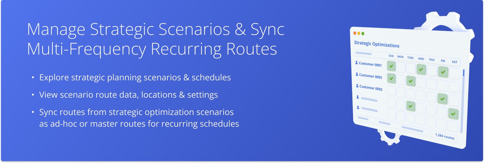 Open, filter, and manage your Strategic Scenarios.