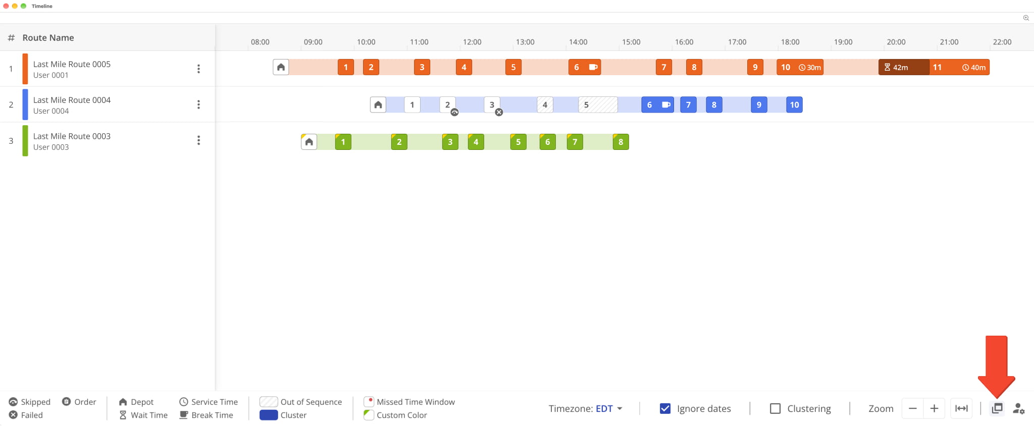 Click the New Window Button in the bottom-right to open the Timeline in a separate pop-out window