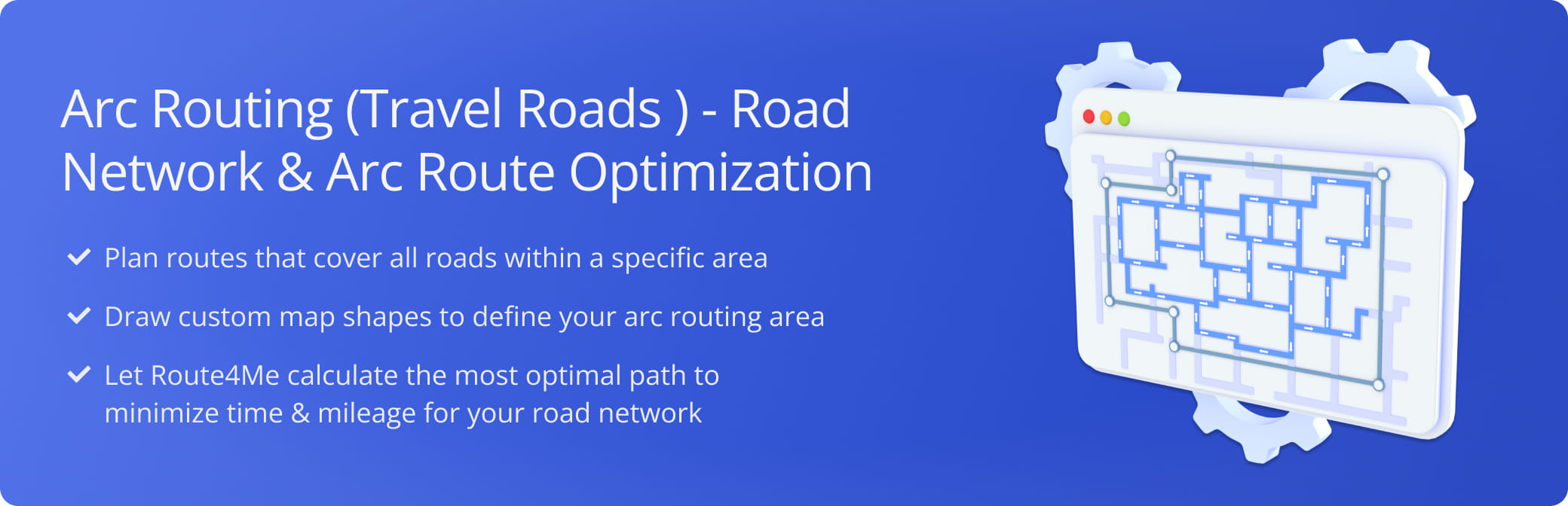 Route4Me’s Road Network Optimization lets you plan routes within a defined area by drawing shapes on the map.