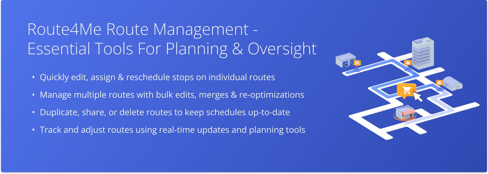 From the Route4Me Routes Page, you can quickly and easily perform a variety of route management actions.
