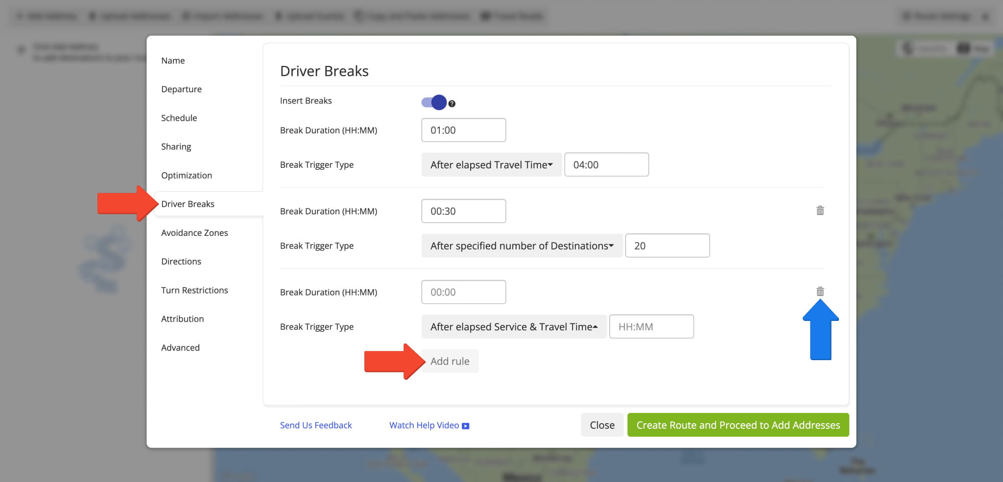 Adding Driver Breaks regardless of your account