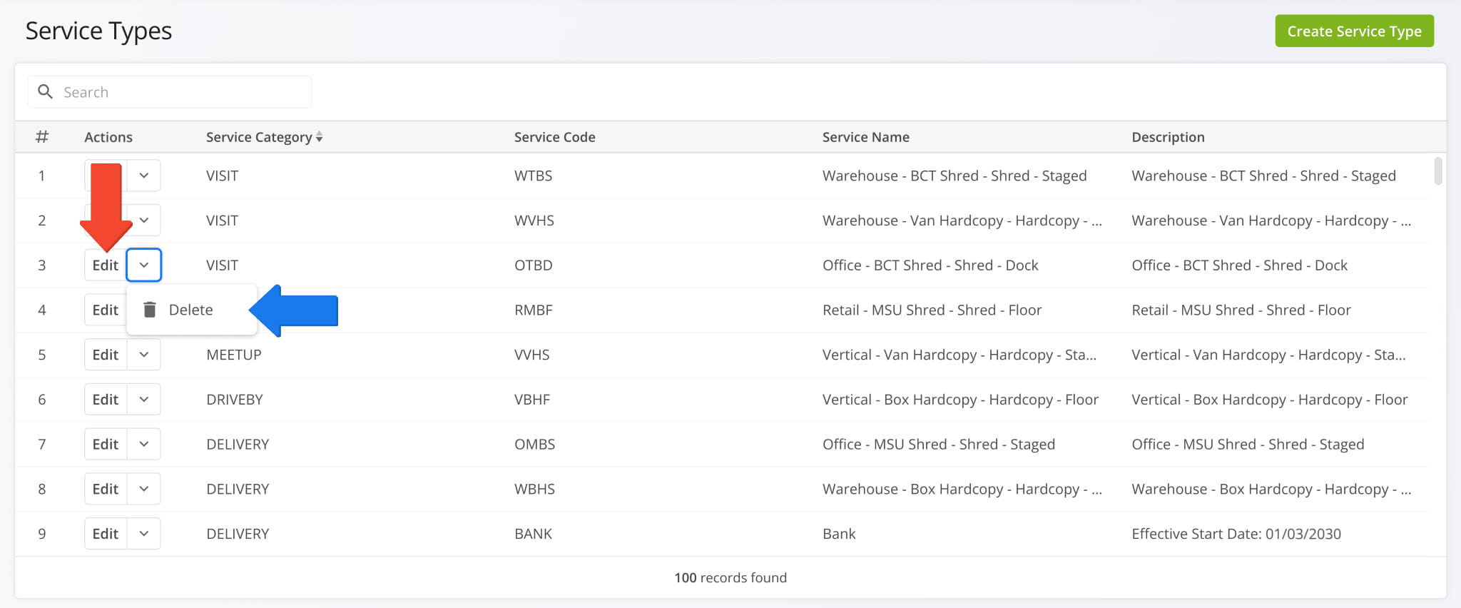 Manage Service Types on your Route4Me account.