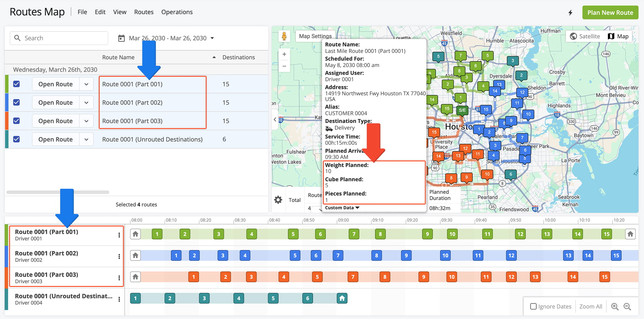 Business rules and constraints control how Route4Me builds and prioritizes routes during optimization across all planning workflows.