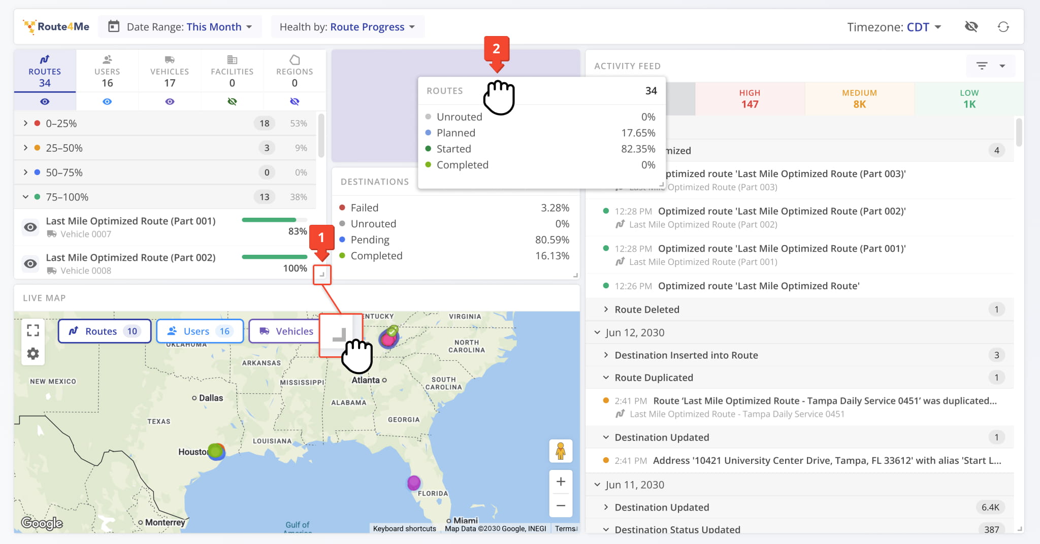 Before diving into each section, you can customize the Dashboard layout to suit your workflow needs.