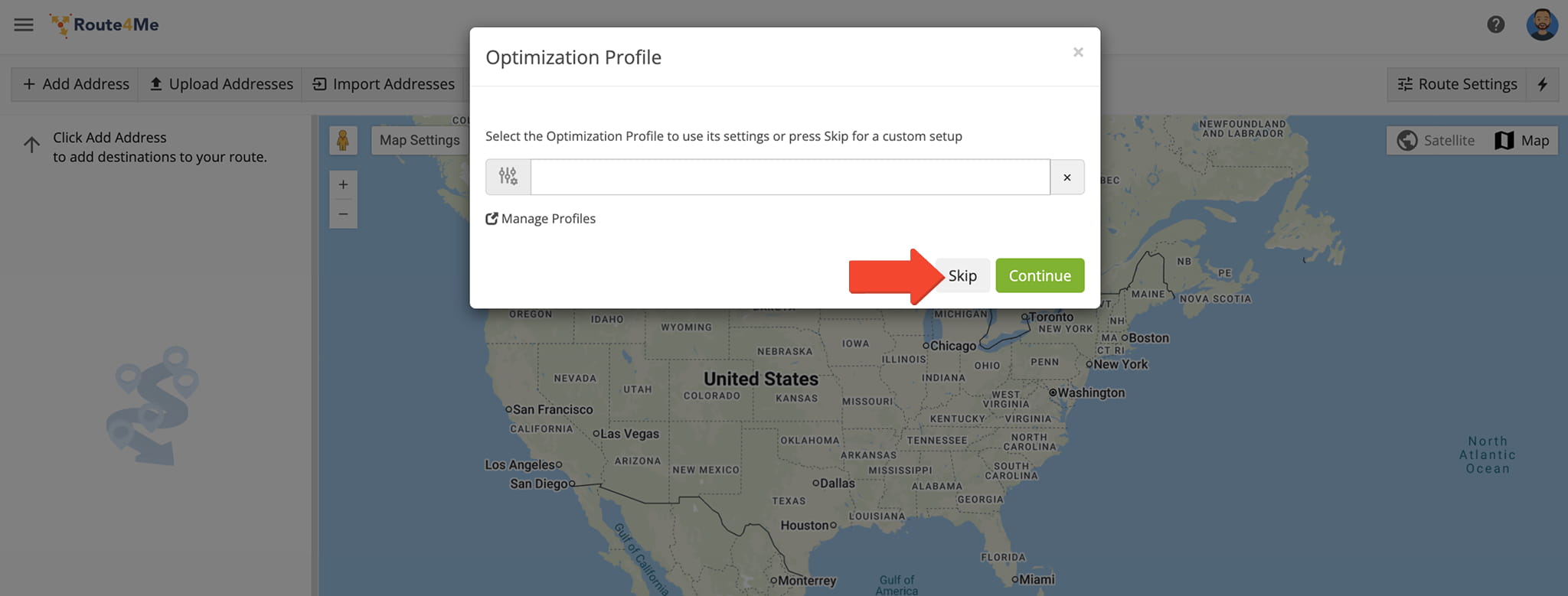 Fine-tune route optimization settings to reflect expected weather impacts.