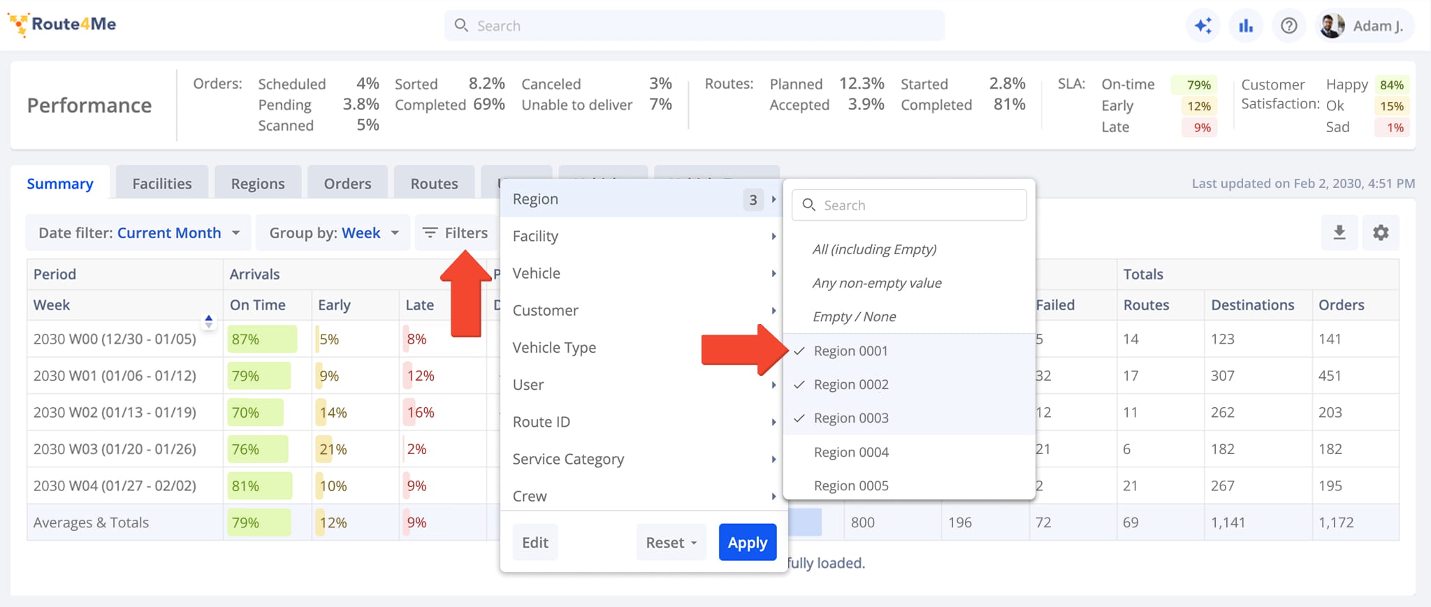 Customize filters by selecting only the options you wish to apply.